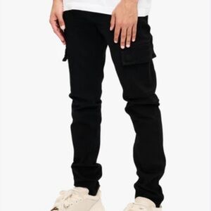 NWOT VALABASAS  Black Cargo Pants Size 30